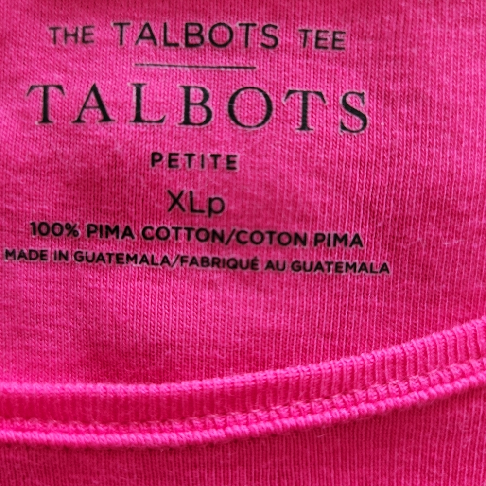 Talbots XLP Pink top